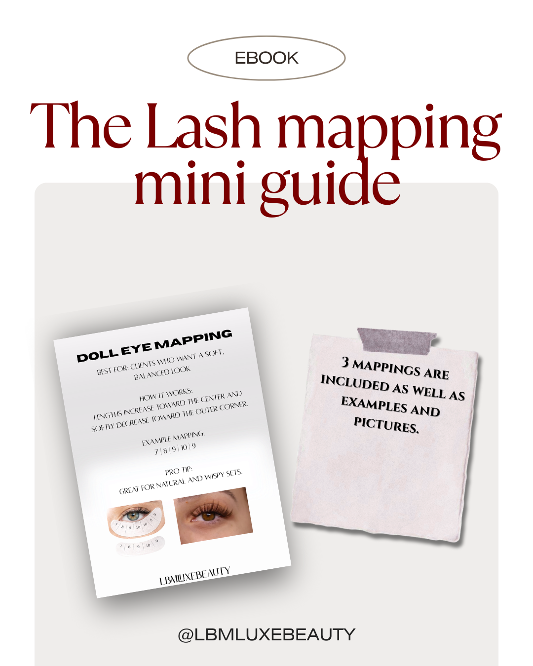 Lash Mapping Mini Guide (Digital Download)
