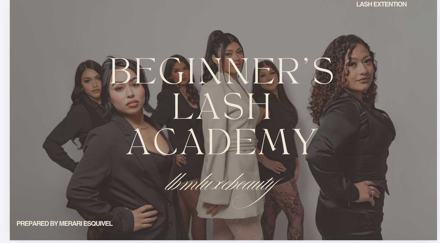 Beginner Lash Academy